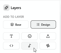 Opening the Spotify Code tool in Design Mode