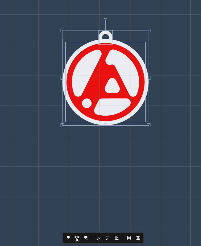 Aligning elements on the canvas