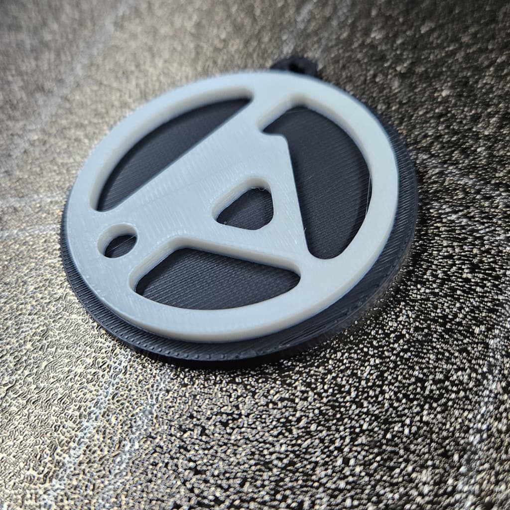 Final 3D printed keychain