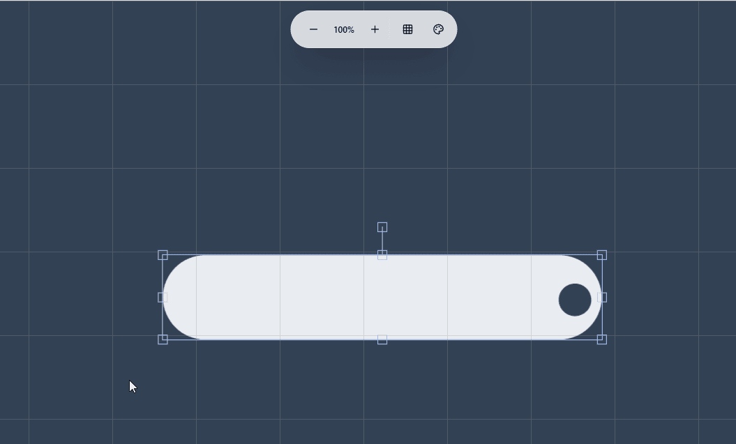 Choosing a base shape for the waveform keychain
