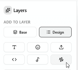 Importing or recording audio for the waveform keychain